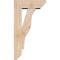 Ekena Millwork Funston Slat Smooth Bracket w/ Offset Brace, Douglas Fir, 5 1/2"W x 14"D x 26"H BKT0604X14X26FST06SDF - alternate 3